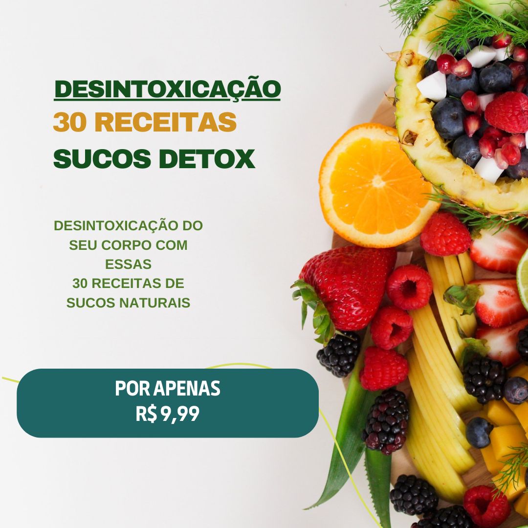 30 receitas de sucos detox