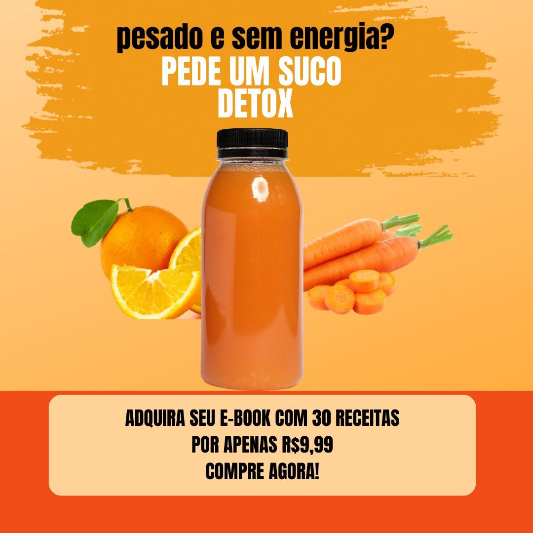Suco detox para desinchar e perder a barriga